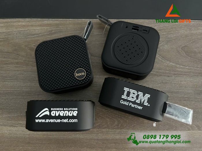 Loa Bluetooth Hoco Mini Màu Đen - In Logo Doanh Nghiệp IBM