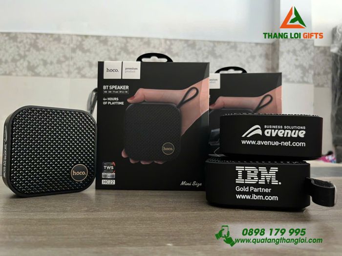 Loa Bluetooth Hoco Mini Màu Đen - In Logo Doanh Nghiệp IBM