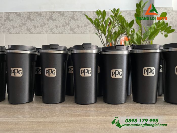 Ly Giữ Nhiệt Coffe Mug Màu Đen 510ml - Khắc Tên Doanh Nghiệp PPG