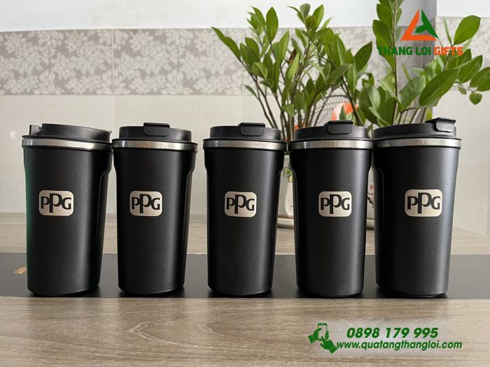 Ly Giữ Nhiệt Coffe Mug Màu Đen 510ml - Khắc Tên Doanh Nghiệp PPG