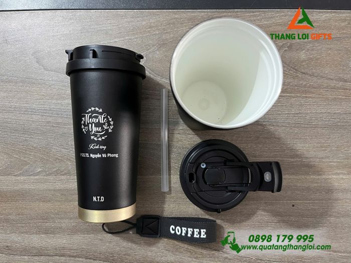 Ly Giữ Nhiệt Coffe 530ml - Khắc Tên Làm Quà Tặng Tri Ân
