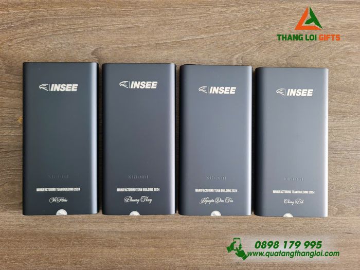 Pin Sạc Dự Phòng Xiaomi 10.000mAh - Khắc Logo Doanh Nghiệp INSEE