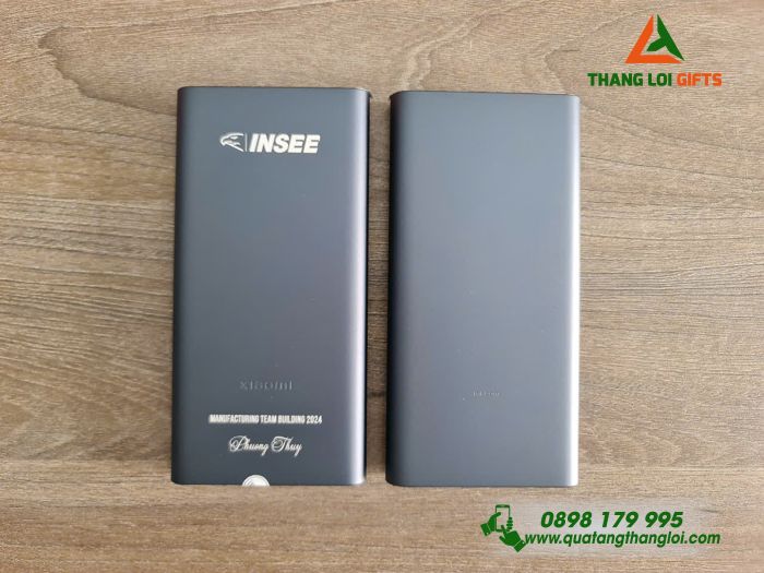 Pin Sạc Dự Phòng Xiaomi 10.000mAh - Khắc Logo Doanh Nghiệp INSEE