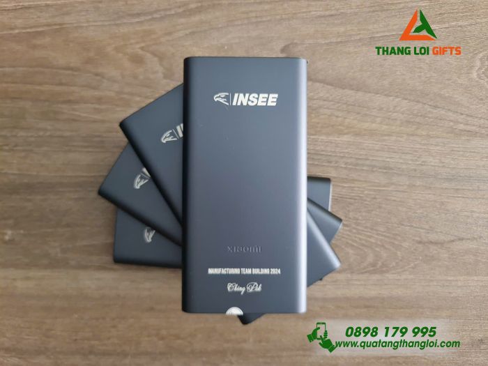 Pin Sạc Dự Phòng Xiaomi 10.000mAh - Khắc Logo Doanh Nghiệp INSEE