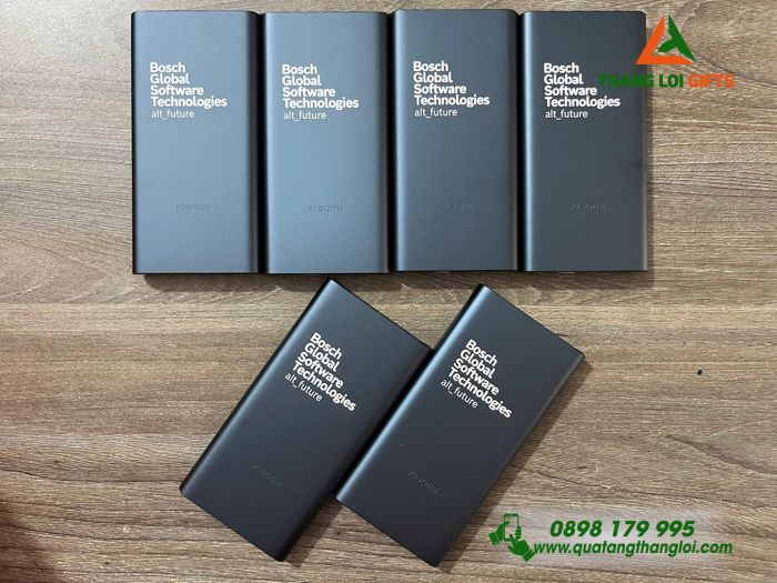 Pin Sạc Dự Phòng Xiaomi 10.000mAh Màu Xanh Navy - Khắc Logo Doanh Nghiệp Bosch Global Software Technologies