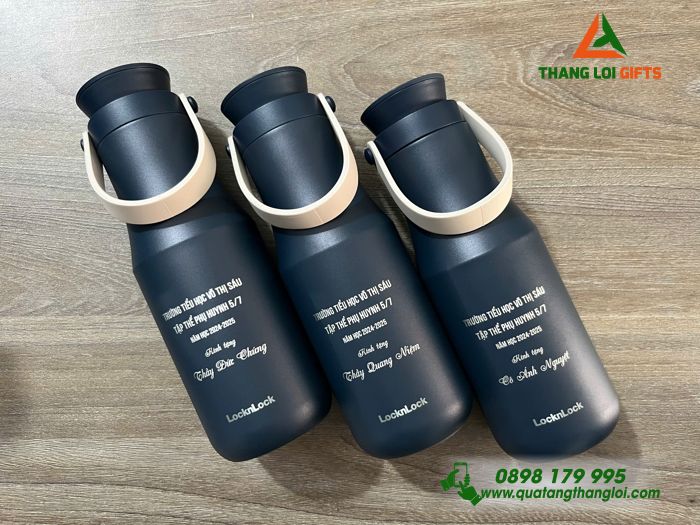 Bình Giữ Nhiệt Lock&Lock Metro Double LHC4202 470ml - Khắc Tên Trường Tiểu Học Võ Thị Sáu