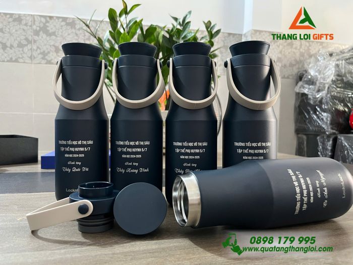 Bình Giữ Nhiệt Lock&Lock Metro Double LHC4202 470ml - Khắc Tên Trường Tiểu Học Võ Thị Sáu