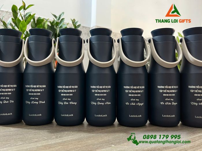 Bình Giữ Nhiệt Lock&Lock Metro Double LHC4202 470ml - Khắc Tên Trường Tiểu Học Võ Thị Sáu