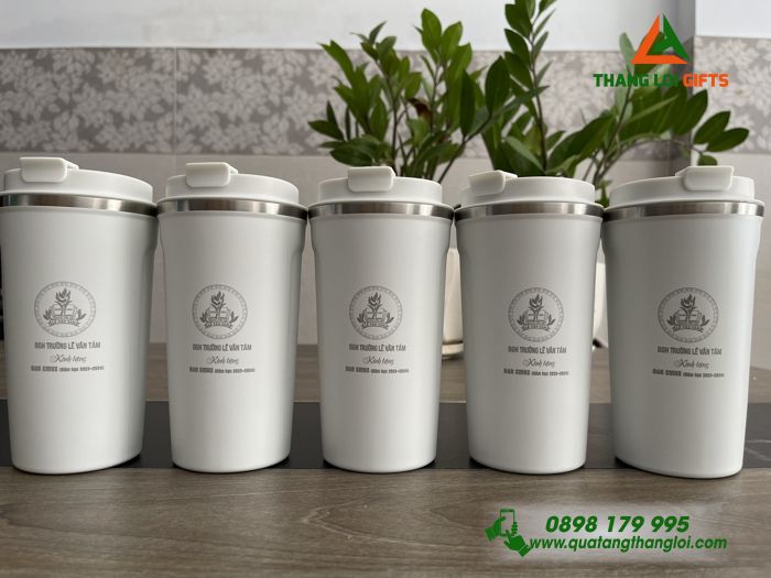 Ly Giữ Nhiệt Coffe Mug 510ml - Khắc Logo Trường Tiểu Học Lê Văn Tám
