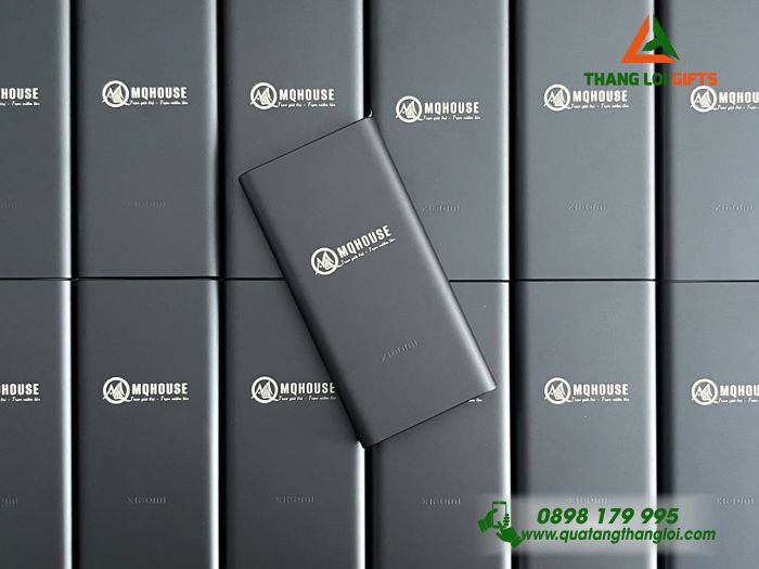 Pin Sạc Dự Phòng Xiaomi 10.000mAh - Khắc Logo Doanh Nghiệp MQHOUSE