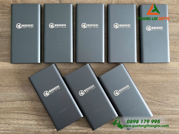 Pin Sạc Dự Phòng Xiaomi 10.000mAh - Khắc Logo Doanh Nghiệp MQHOUSE