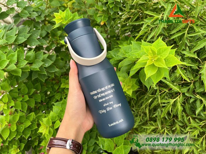 Bình Giữ Nhiệt Lock&Lock LHC4202 - Khắc Tên Trường Tiểu Học Võ Thị Sáu Làm Quà Tri Ân Thầy Cô Giáo