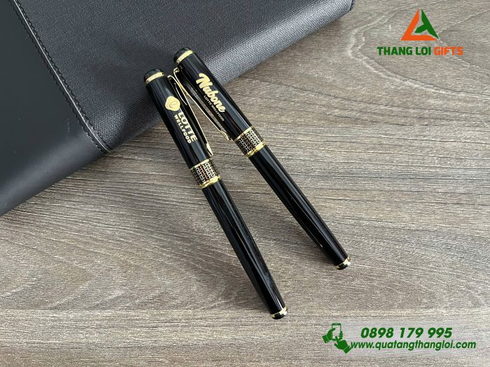 Bút Ký Kim Loại Khoen Tổ Ong - Khắc Logo Doanh Nghiệp LOTTE WellFood