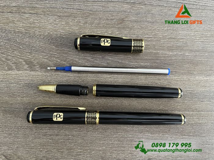 Bút Ký Kim Loại Khoen Tổ Ong - Khắc Logo Doanh Nghiệp PPG