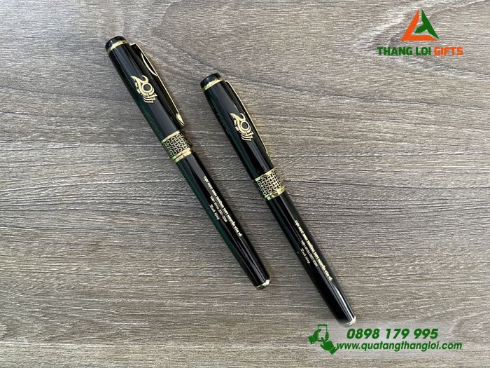 Bút Ký Kim Loại Khoen Tổ Ong - Khắc Logo 20 Năm Trường THPT Nguyễn Văn Tố