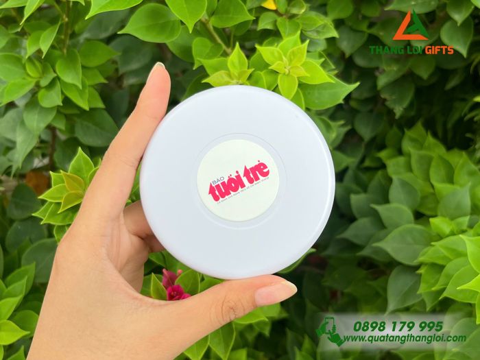 Cáp Sạc Đa Năng Màu Trắng - In Logo Báo Tuổi Trẻ