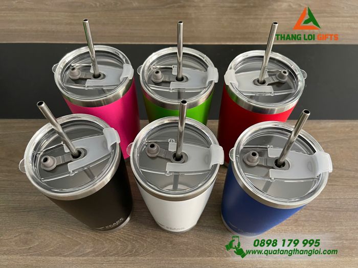 Ly Giữ Nhiệt 600ml - Khắc Logo Doanh Nghiệp PEACE