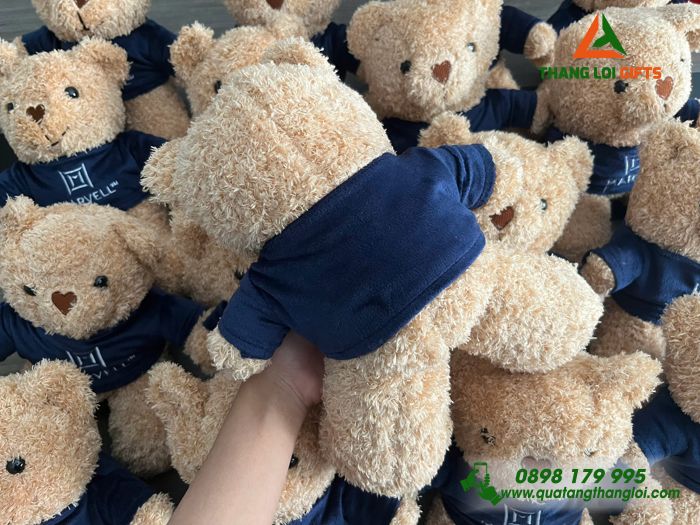 Gấu Bông Teddy- Thêu Logo MARVELL