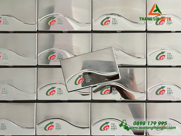 Hộp Đựng Namecard Kim Loại - In Logo Doanh Nghiệp Trí Việt Phát