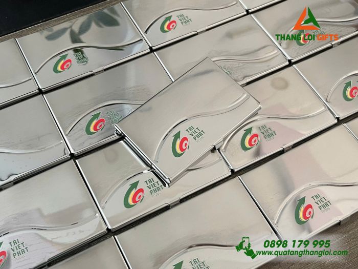 Hộp Đựng Namecard Kim Loại - In Logo Doanh Nghiệp Trí Việt Phát