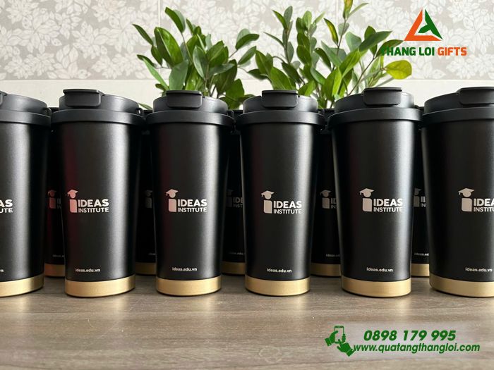 Ly Giữ Nhiệt Coffe 530ml - Khắc Logo Doanh Nghiệp IDEAS Institute