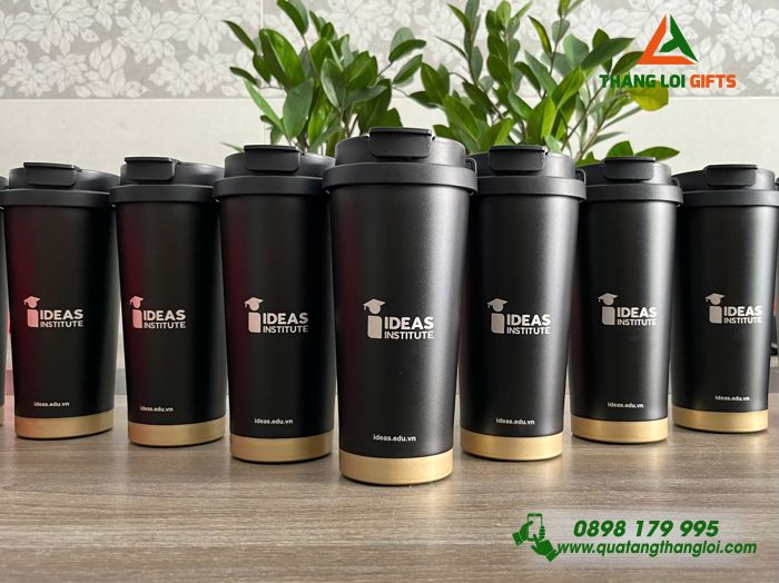 Ly Giữ Nhiệt Coffe 530ml - Khắc Logo Doanh Nghiệp IDEAS Institute