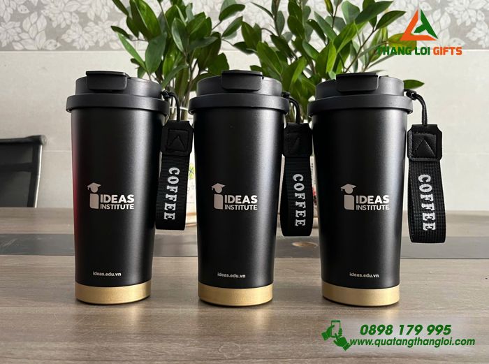 Ly Giữ Nhiệt Coffe 530ml - Khắc Logo Doanh Nghiệp IDEAS Institute
