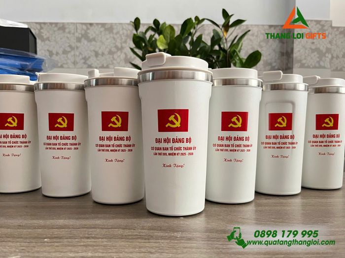 Ly Giữ Nhiệt Coffe Mug 510ml - In Logo Làm Quà Đại Hội Đảng Bộ