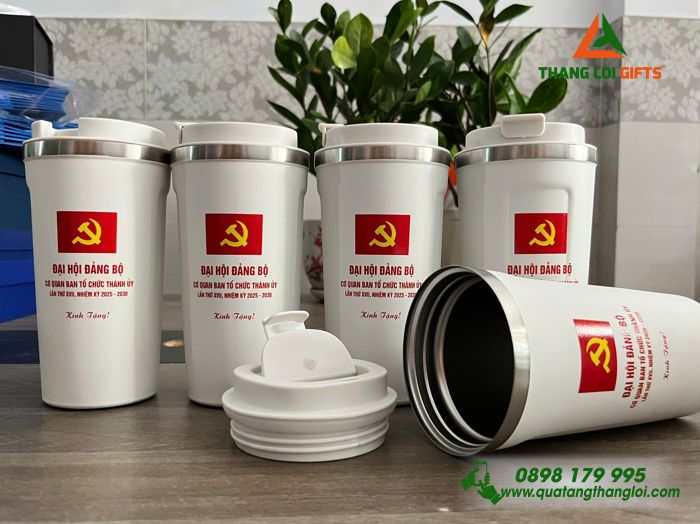 Ly Giữ Nhiệt Coffe Mug 510ml - In Logo Làm Quà Đại Hội Đảng Bộ