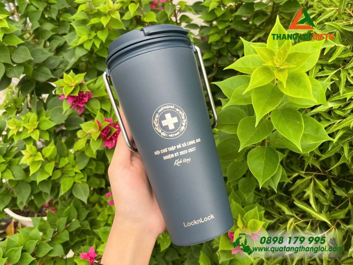 Ly Giữ Nhiệt Lock&Lock LHC4269 540ml - Khắc Logo Hội Chữ Thập Đỏ Việt Nam
