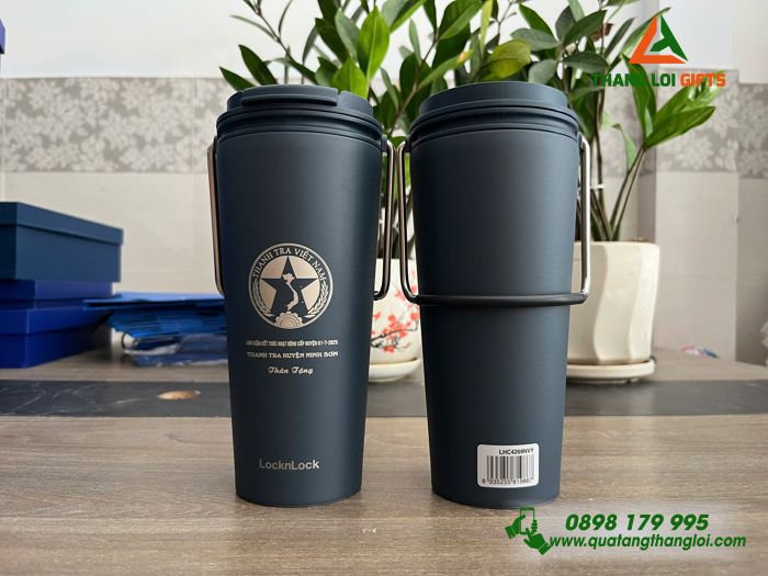 Ly Giữ Nhiệt Lock&Lock LHC4269 540ml - Khắc Logo Thanh Tra Việt Nam