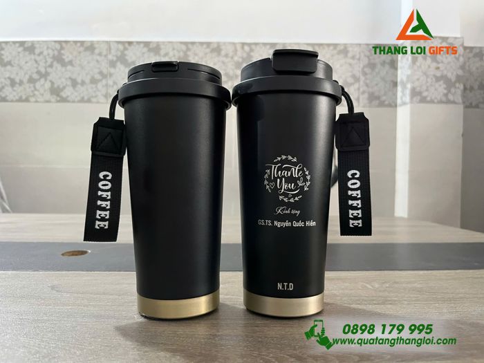 Ly Giữ Nhiệt Coffe 530ml - Khắc Tên làm Quà Tặng Tri Ân Thầy Cô Giáo