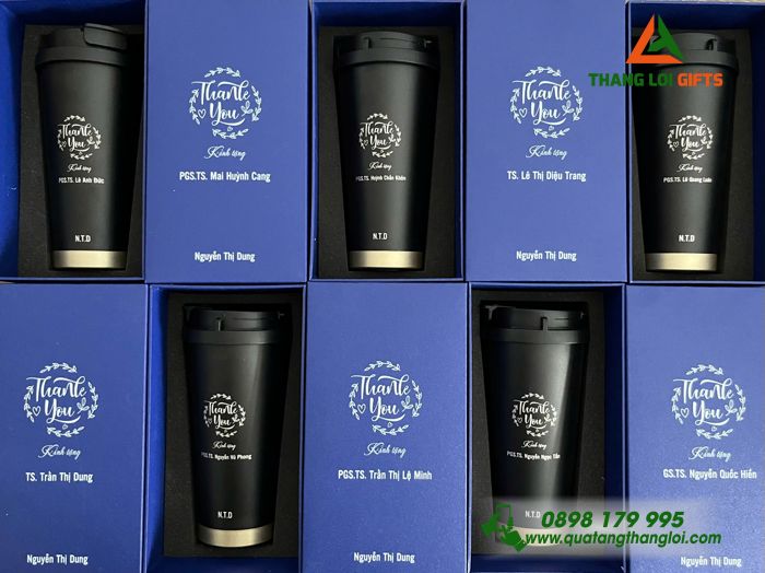 Ly Giữ Nhiệt Coffe 530ml - Khắc Tên làm Quà Tặng Tri Ân Thầy Cô Giáo