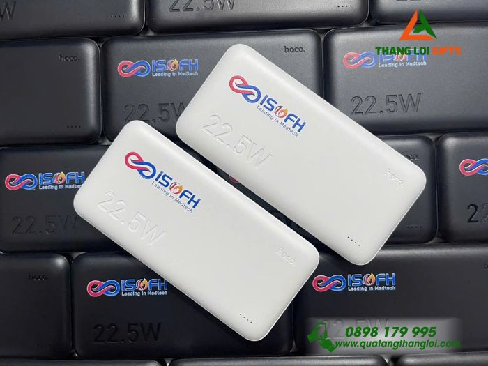 Pin Sạc Dự Phòng HOCO 10.000mAh - In Logo Doanh Nghiệp ISOFH