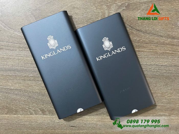 Pin Sạc Dự Phòng Xiaomi 10.000mAh - Khắc Logo Doanh Nghiệp KINGLANDS