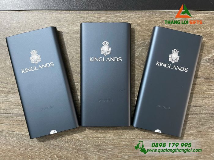 Pin Sạc Dự Phòng Xiaomi 10.000mAh - Khắc Logo Doanh Nghiệp KINGLANDS