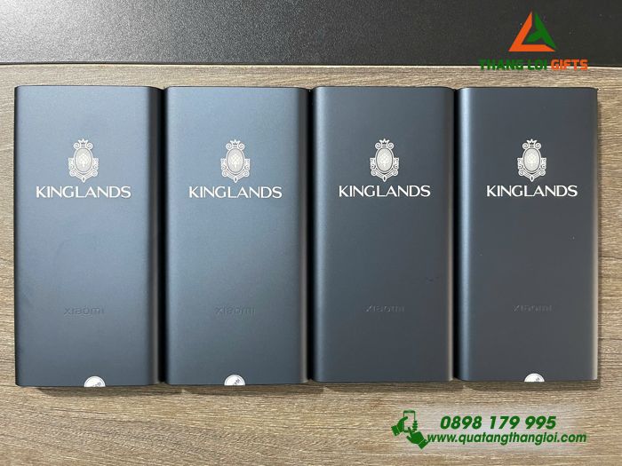 Pin Sạc Dự Phòng Xiaomi 10.000mAh - Khắc Logo Doanh Nghiệp KINGLANDS