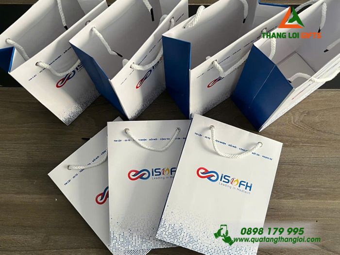 Túi Giấy Couche Cao Cấp - In Logo Quảng Cáo Doanh Nghiệp ISOFH