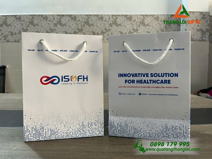 Túi Giấy Couche Cao Cấp - In Logo Quảng Cáo Doanh Nghiệp ISOFH