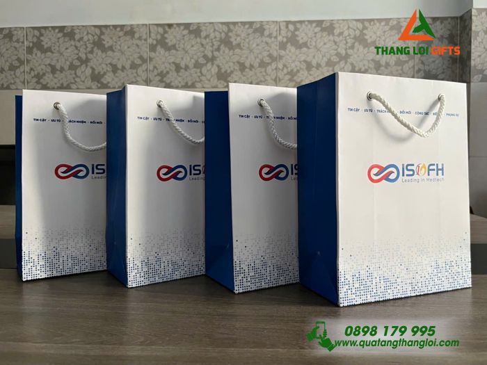 Túi Giấy Couche Cao Cấp - In Logo Quảng Cáo Doanh Nghiệp ISOFH