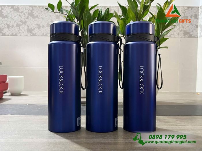 Bình Giữ Nhiệt Lock&Lock LHC6180 800ml - Khắc Logo Hải Quan Việt Nam