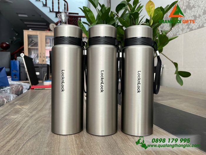 Bình Giữ Nhiệt Lock&Lock LHC6180 800ml - Khắc Logo Hải Quan Việt Nam
