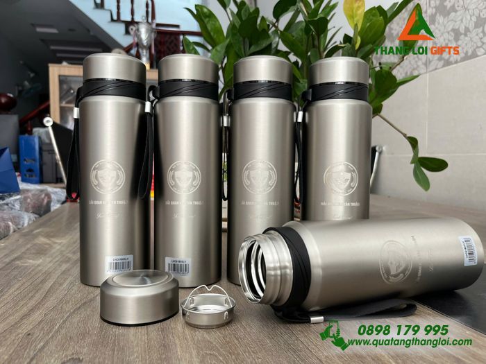 Bình Giữ Nhiệt Lock&Lock LHC6180 800ml - Khắc Logo Hải Quan Việt Nam