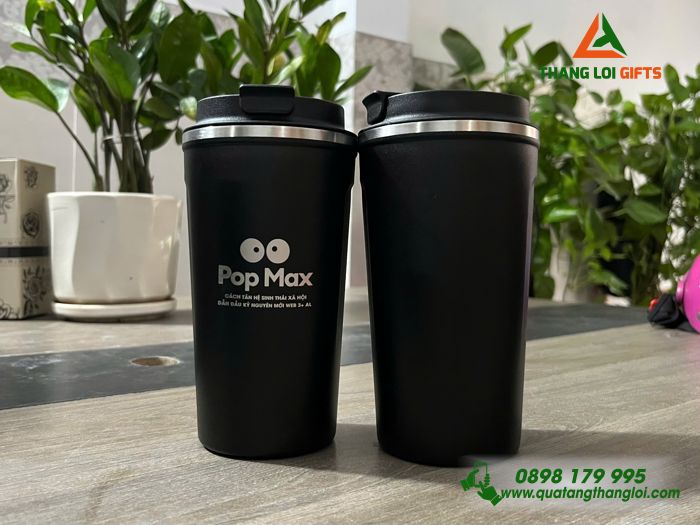 Ly Giữ Nhiệt Coffe Mug 510ml - Khắc Logo Pop Max