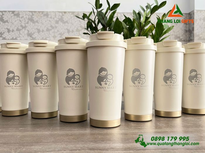 Ly Giữ Nhiệt Coffe 530ml - Khắc Logo Cửa Hàng SUNNY MART