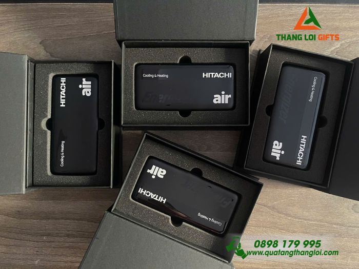 Pin Sạc Dự Phòng Energizer Màu Đen 10.000mAh - In Logo Doanh Nghiệp HITACHI air