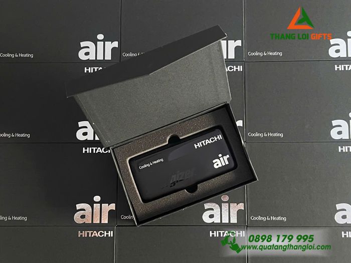 Pin Sạc Dự Phòng Energizer Màu Đen 10.000mAh - In Logo Doanh Nghiệp HITACHI air