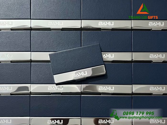 Hộp Đựng Namecard Vuông - Khắc Logo Doanh Nghiệp BAXU
