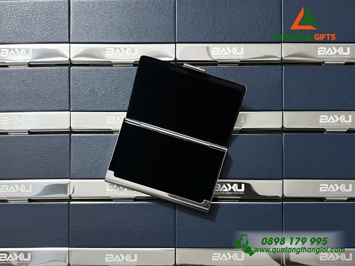 Hộp Đựng Namecard Vuông - Khắc Logo Doanh Nghiệp BAXU