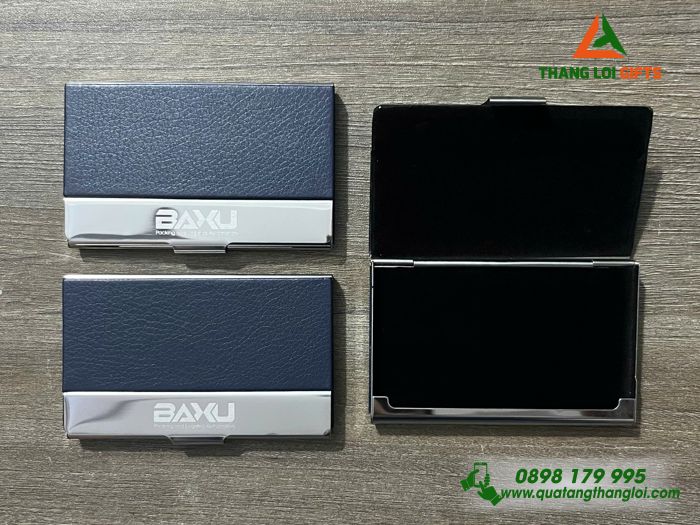 Hộp Đựng Namecard Vuông - Khắc Logo Doanh Nghiệp BAXU